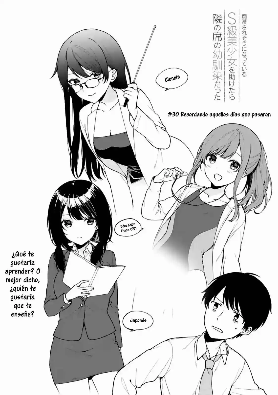 Chikan Saresou Ni Natteiru S-kyuu Bishoujo Wo Tasuketara Tonari No Seki No Osananajimi Datta capítulo 30 página 7