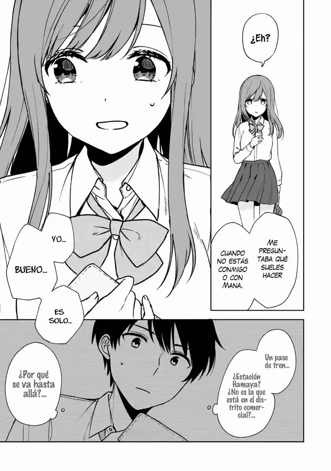 Chikan Saresou Ni Natteiru S-kyuu Bishoujo Wo Tasuketara Tonari No Seki No Osananajimi Datta capítulo 30 página 22