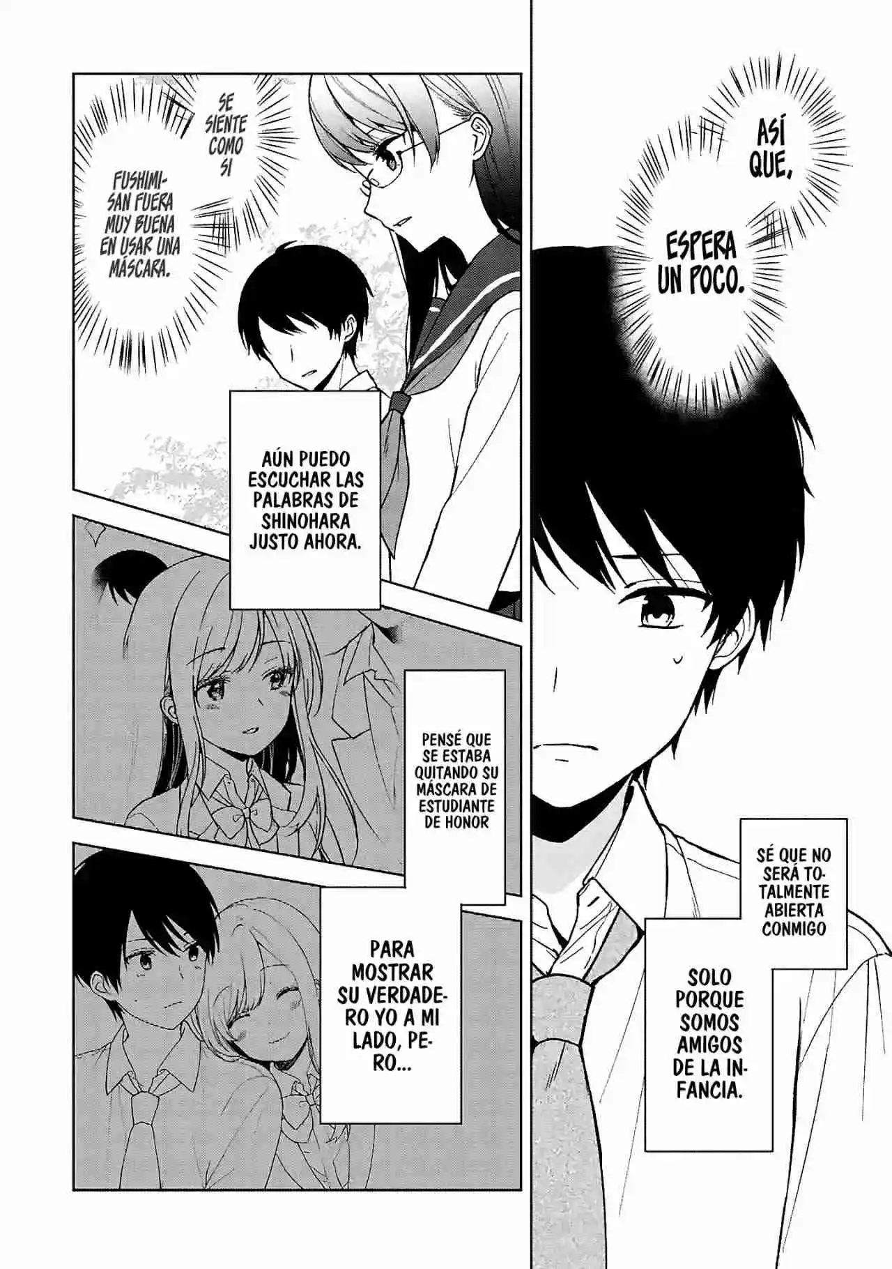 Chikan Saresou Ni Natteiru S-kyuu Bishoujo Wo Tasuketara Tonari No Seki No Osananajimi Datta capítulo 31 página 6