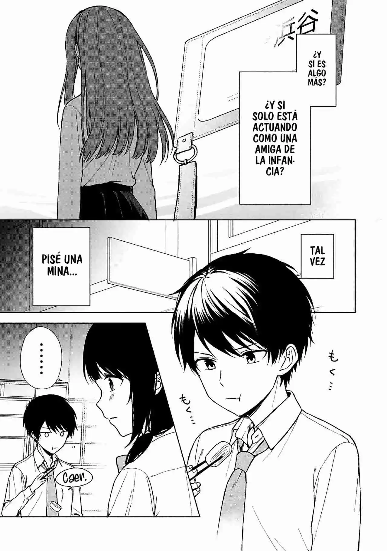 Chikan Saresou Ni Natteiru S-kyuu Bishoujo Wo Tasuketara Tonari No Seki No Osananajimi Datta capítulo 31 página 7