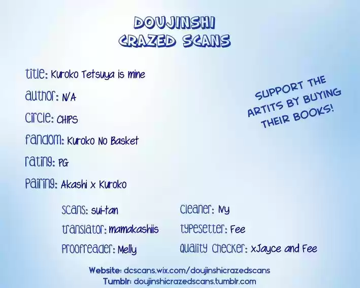 Chips -Kuroko No Basuke Dj - Kuroko Tetsuya Is Mine - Capítulo - Página 25 - LectorTMOo
