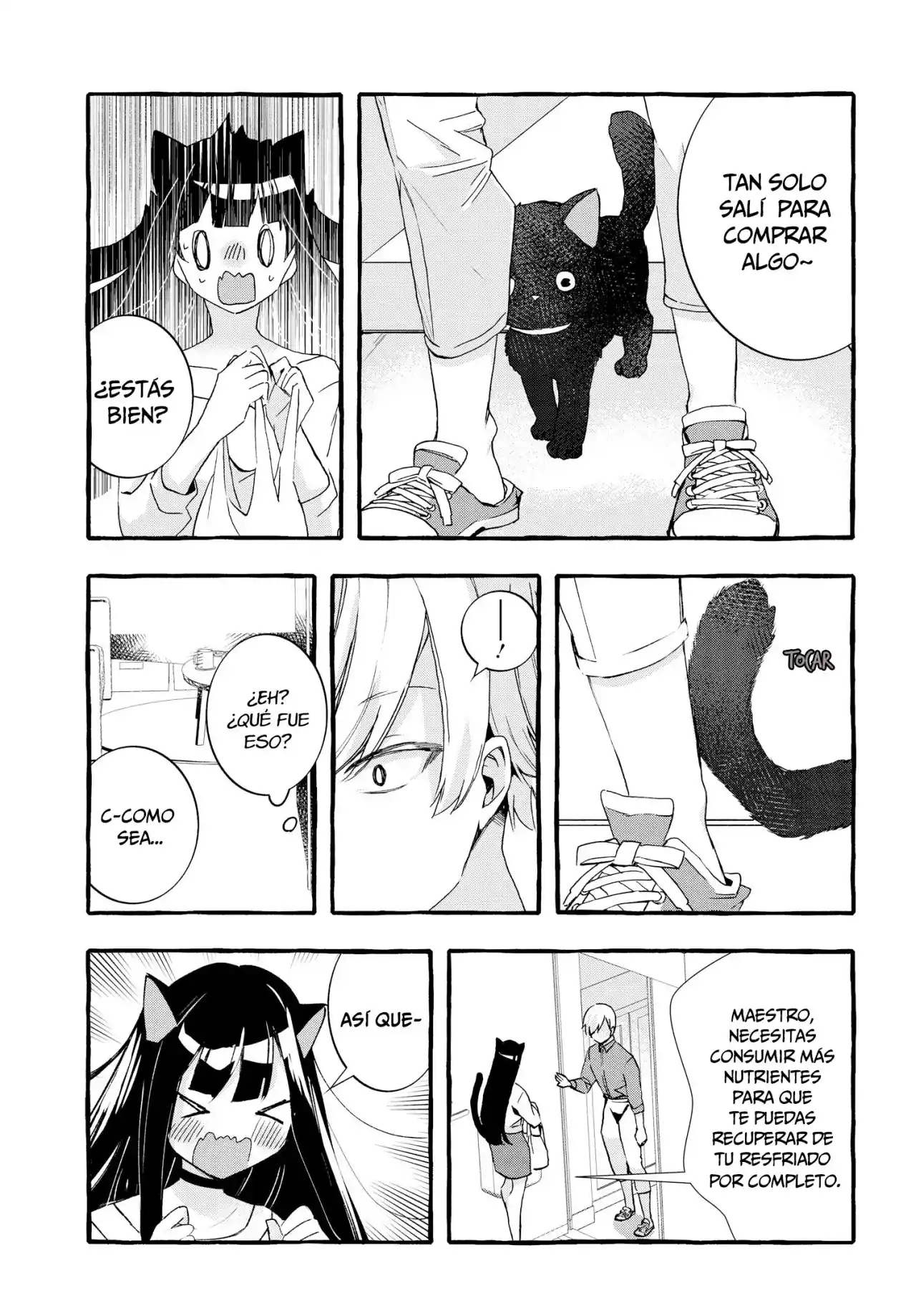 Chiteki De Cool Na Kouhai Bijo, Ore No Kai Neko Ni Naru - Capítulo 3 - Página 4 - LectorTMOo