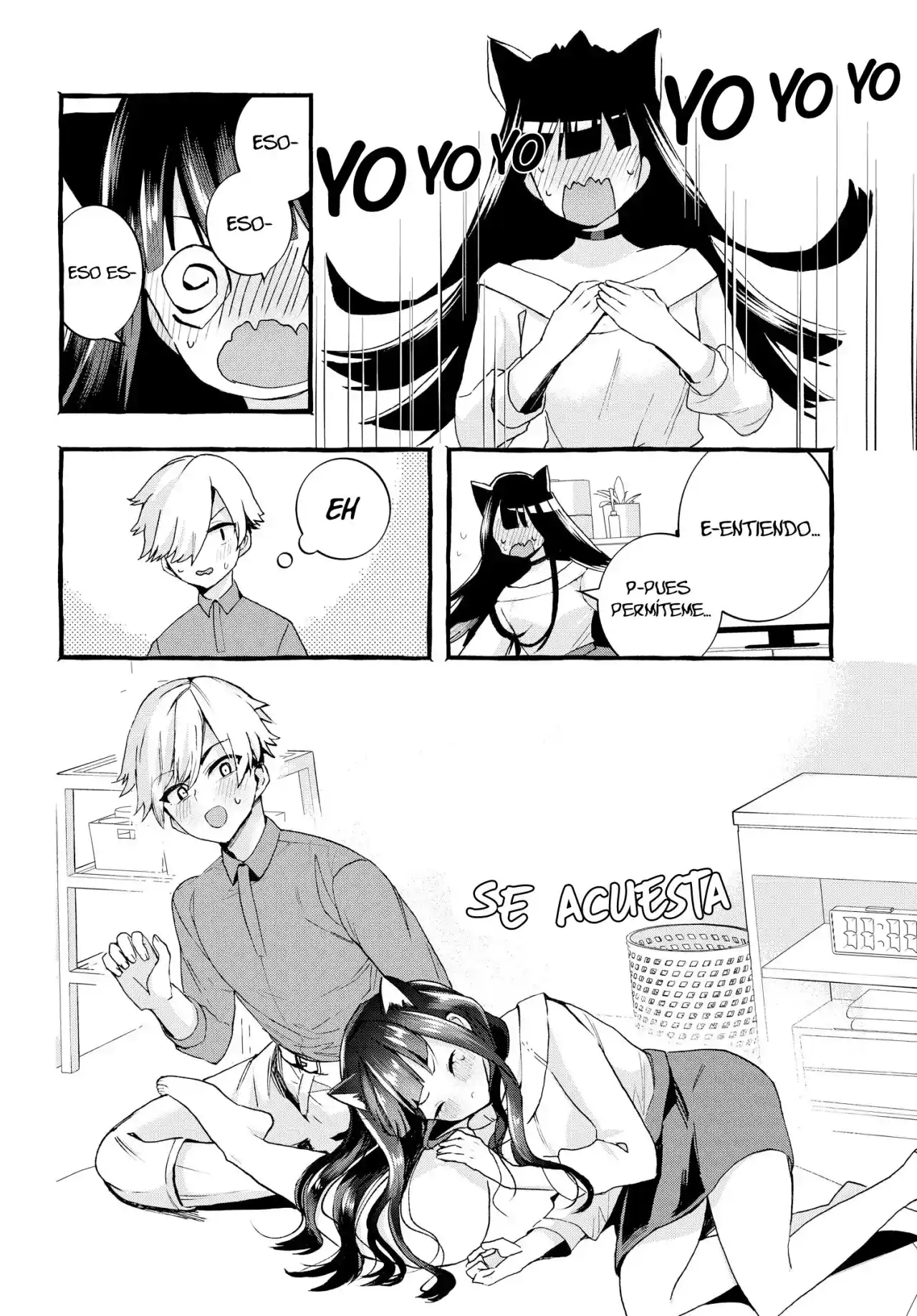 Chiteki De Cool Na Kouhai Bijo, Ore No Kai Neko Ni Naru - Capítulo 3 - Página 9 - LectorTMOo