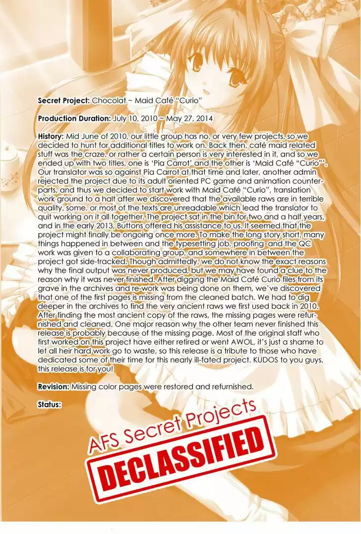 Chocolat Maid Cafe "Curio - Capítulo 1 - Página 2 - LectorTMOo
