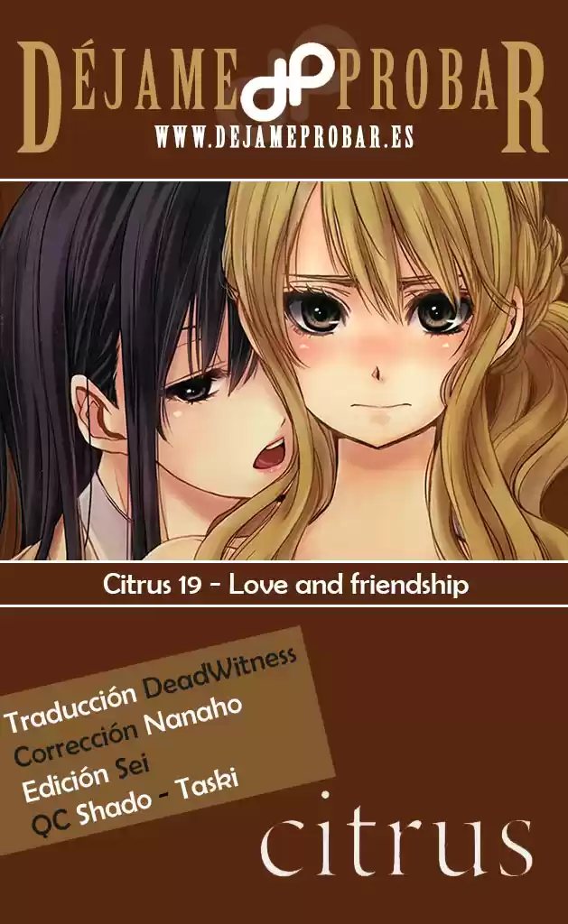 Citrus -Saburouta- - Capítulo 19 - Página 1 - LectorTMOo