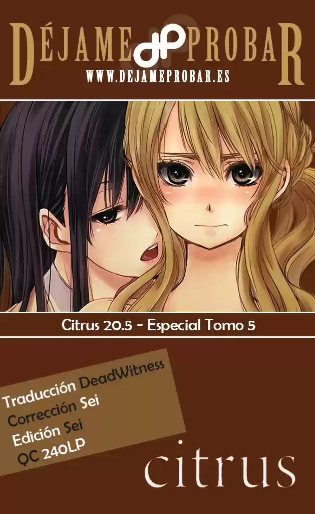 Citrus -Saburouta- - Capítulo 20.1 - Página 1 - LectorTMOo