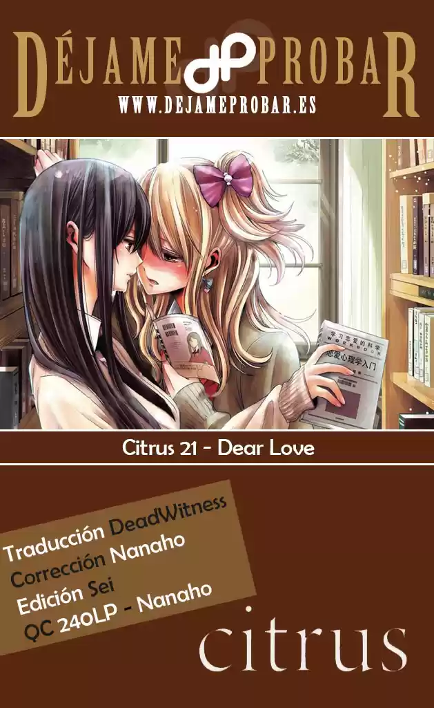 Citrus -Saburouta- - Capítulo 21 - Página 1 - LectorTMOo
