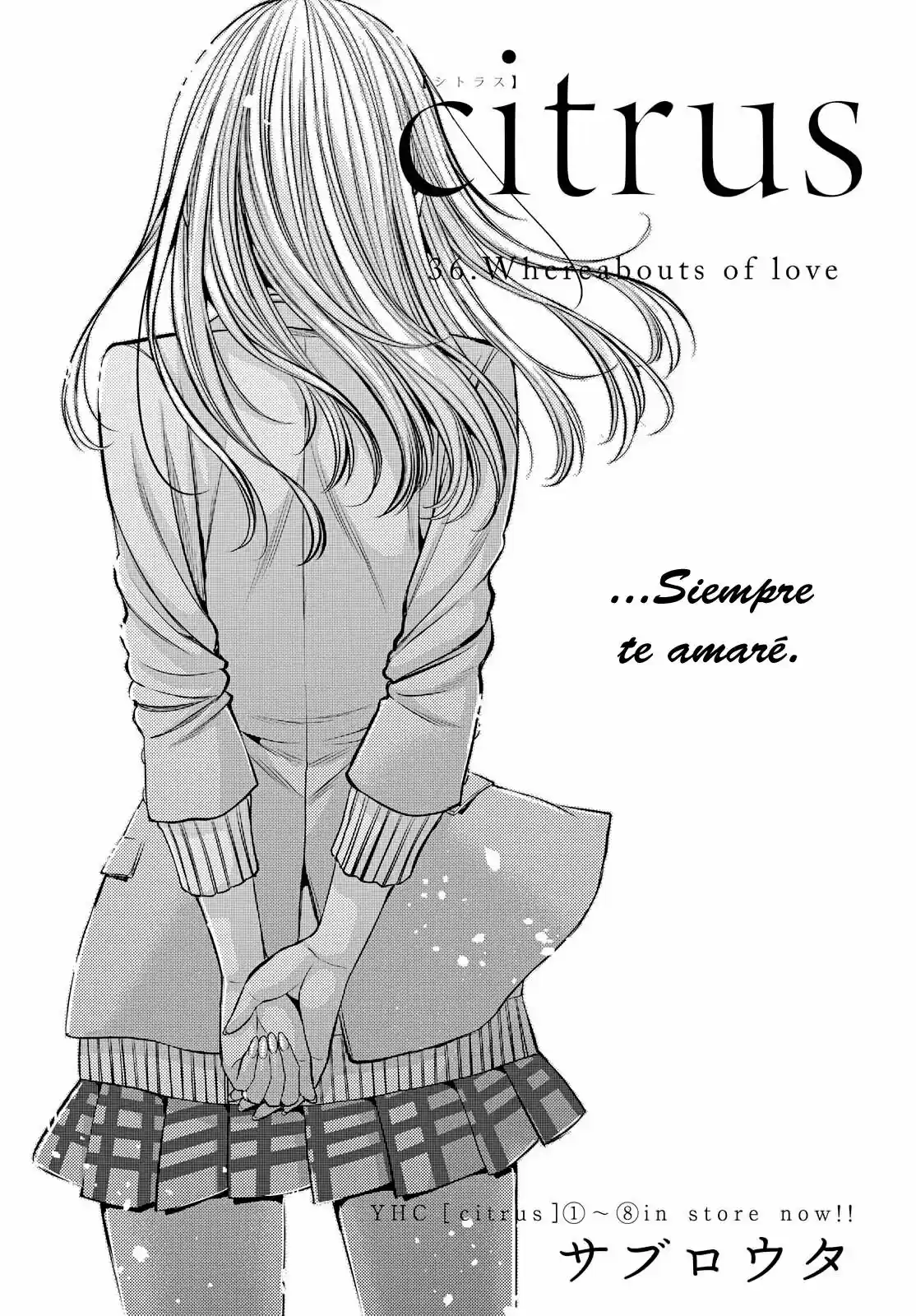 Citrus -Saburouta- - Capítulo 36 - Página 1 - LectorTMOo