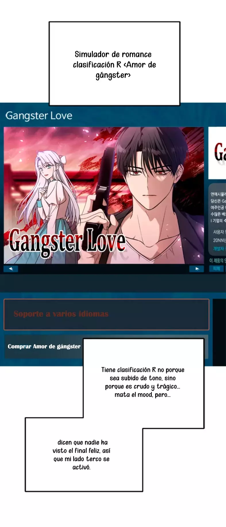 COMO EVITAR EL ENNEGRECIMIENTO DEL PROTAGONISTA MASCULINO GANGSTER - Capítulo 1 - Página 33 - LectorTMOo