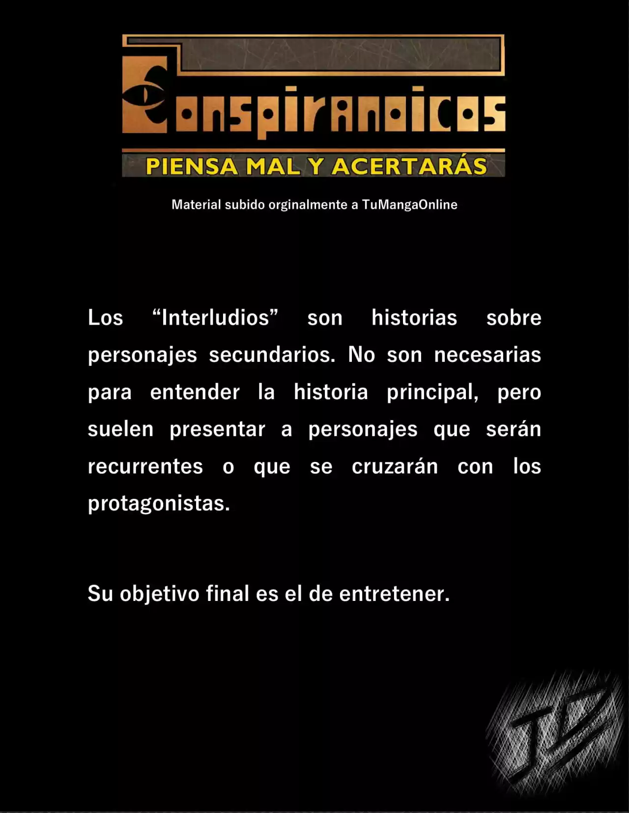 CONSPIRANOICOS: Piensa Mal Y Acertarás (Novela) - Capítulo 18 - Página 1 - LectorTMOo