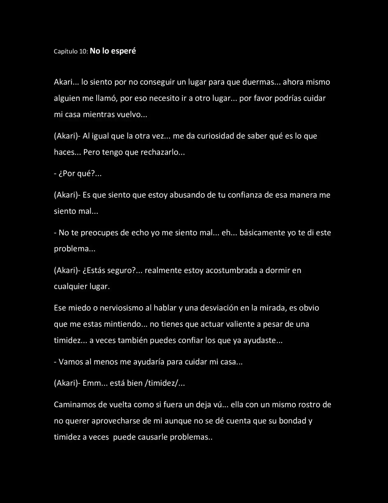 CONVIVIENDO COMO RESPONSABLE (Novela) - Capítulo 10 - Página 1 - LectorTMOo