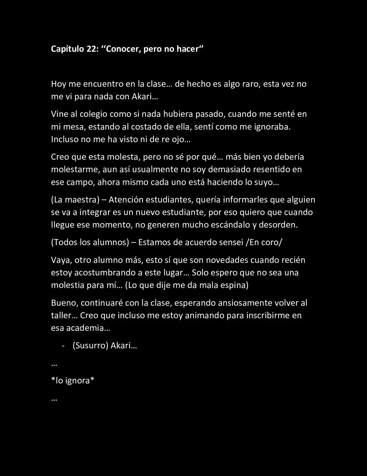 CONVIVIENDO COMO RESPONSABLE (Novela) - Capítulo 22 - Página 1 - LectorTMOo