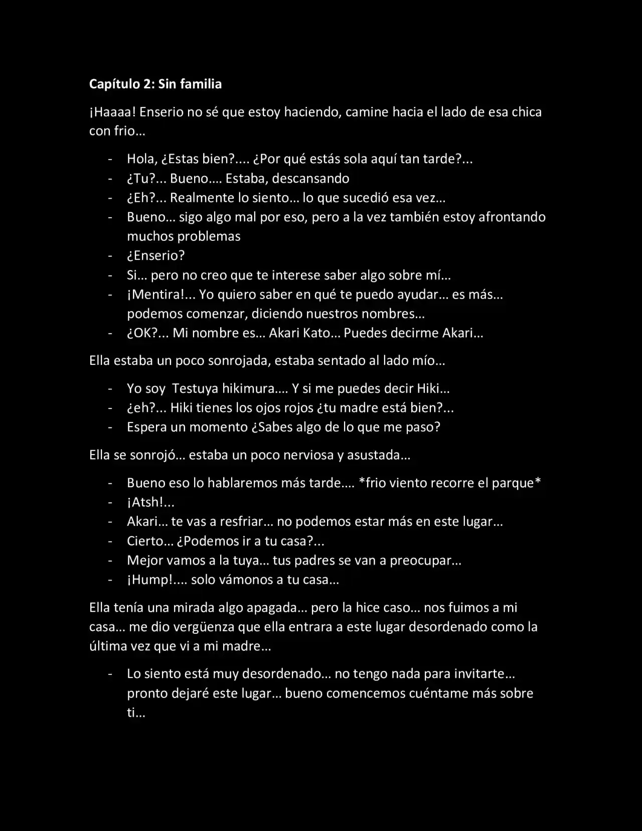 CONVIVIENDO COMO RESPONSABLE (Novela) - Capítulo 3 - Página 1 - LectorTMOo