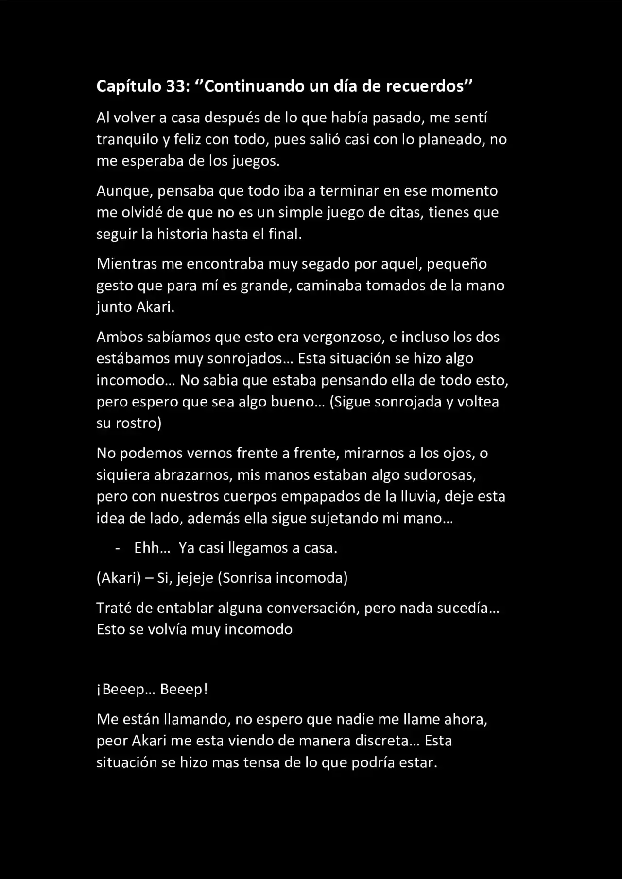 CONVIVIENDO COMO RESPONSABLE (Novela) - Capítulo 33 - Página 1 - LectorTMOo