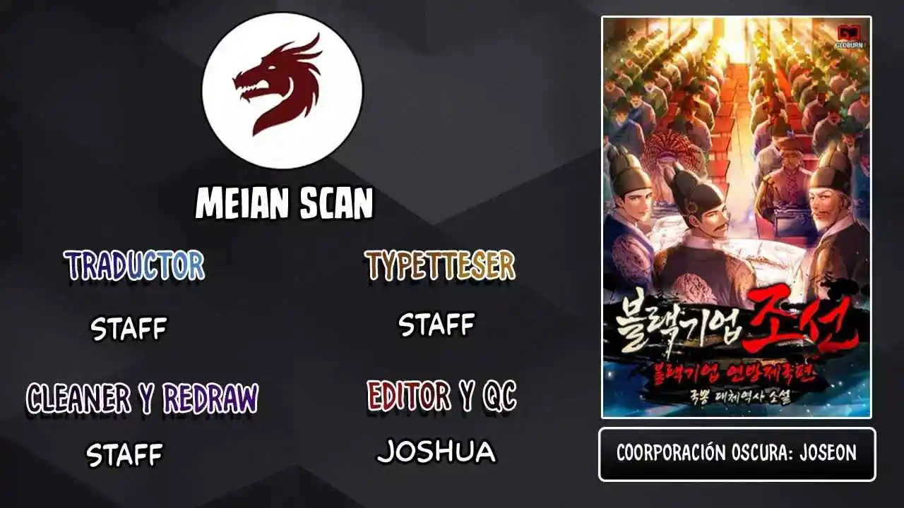 CORPORACIÓN NEGRA: JOSEON - Capítulo 29 - Página 1 - LectorTMOo