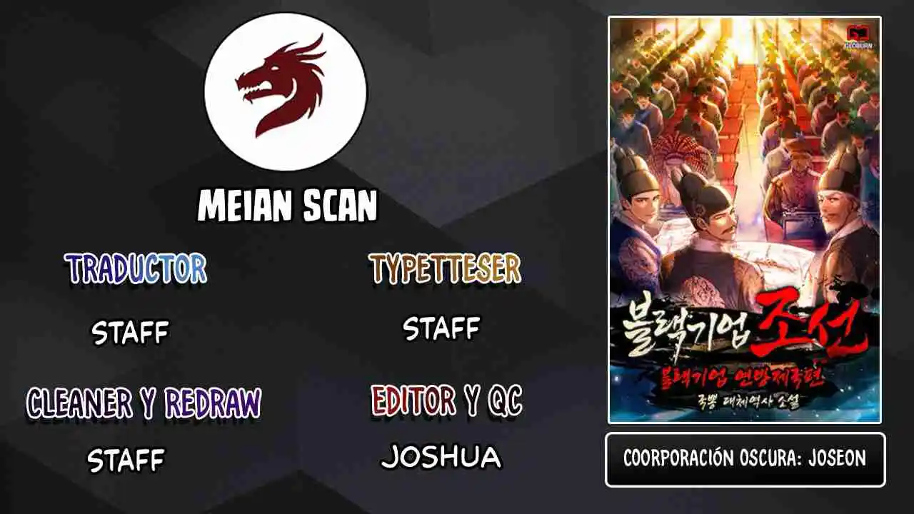 CORPORACIÓN NEGRA: JOSEON - Capítulo 38 - Página 1 - LectorTMOo