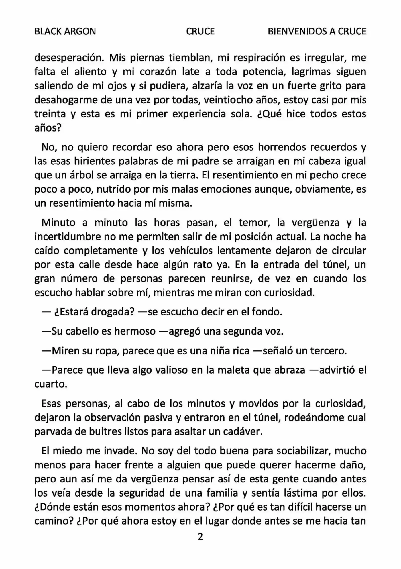 CRUCE (Novela) - Capítulo 1 - Página 2 - LectorTMOo