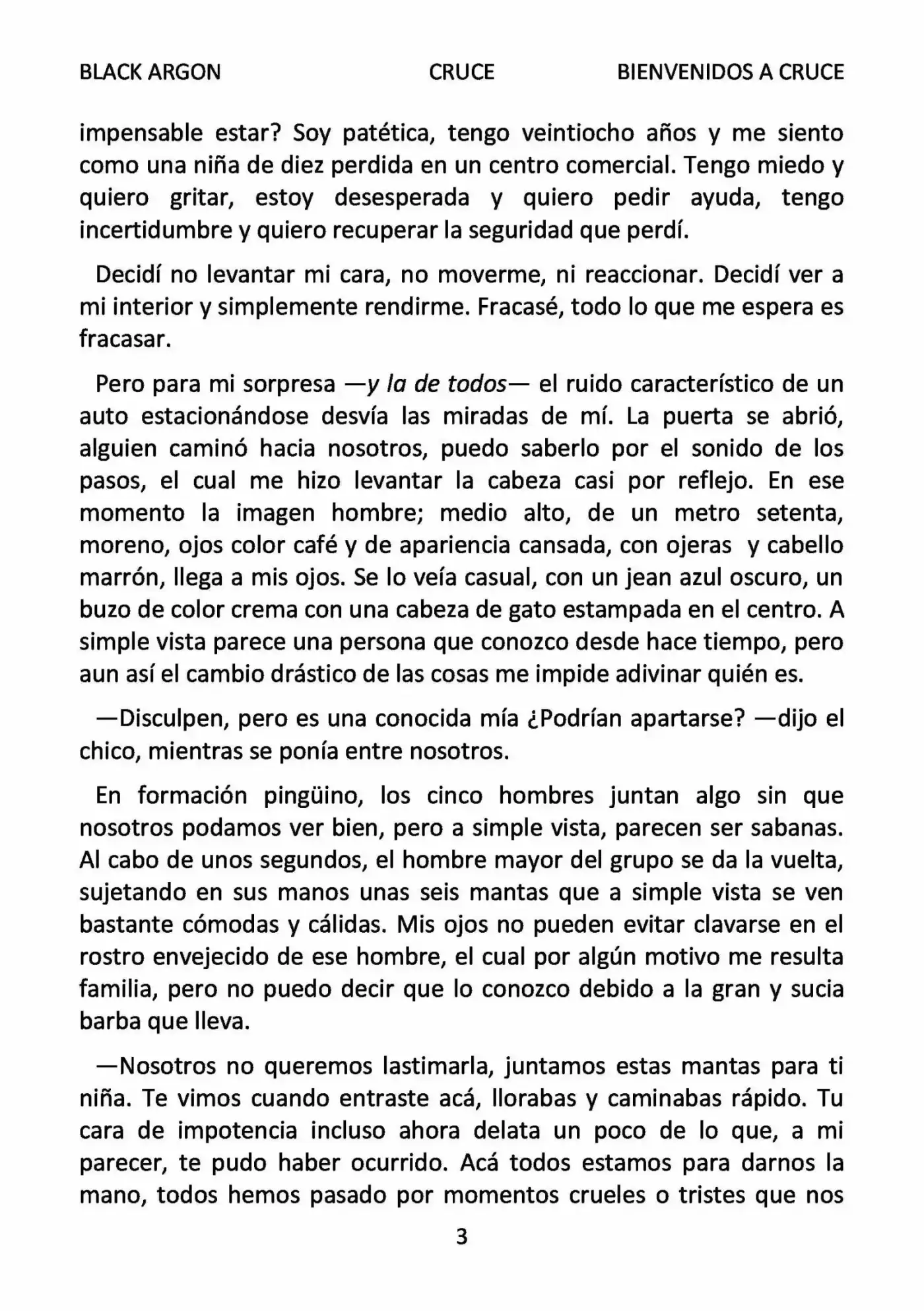 CRUCE (Novela) - Capítulo 1 - Página 3 - LectorTMOo