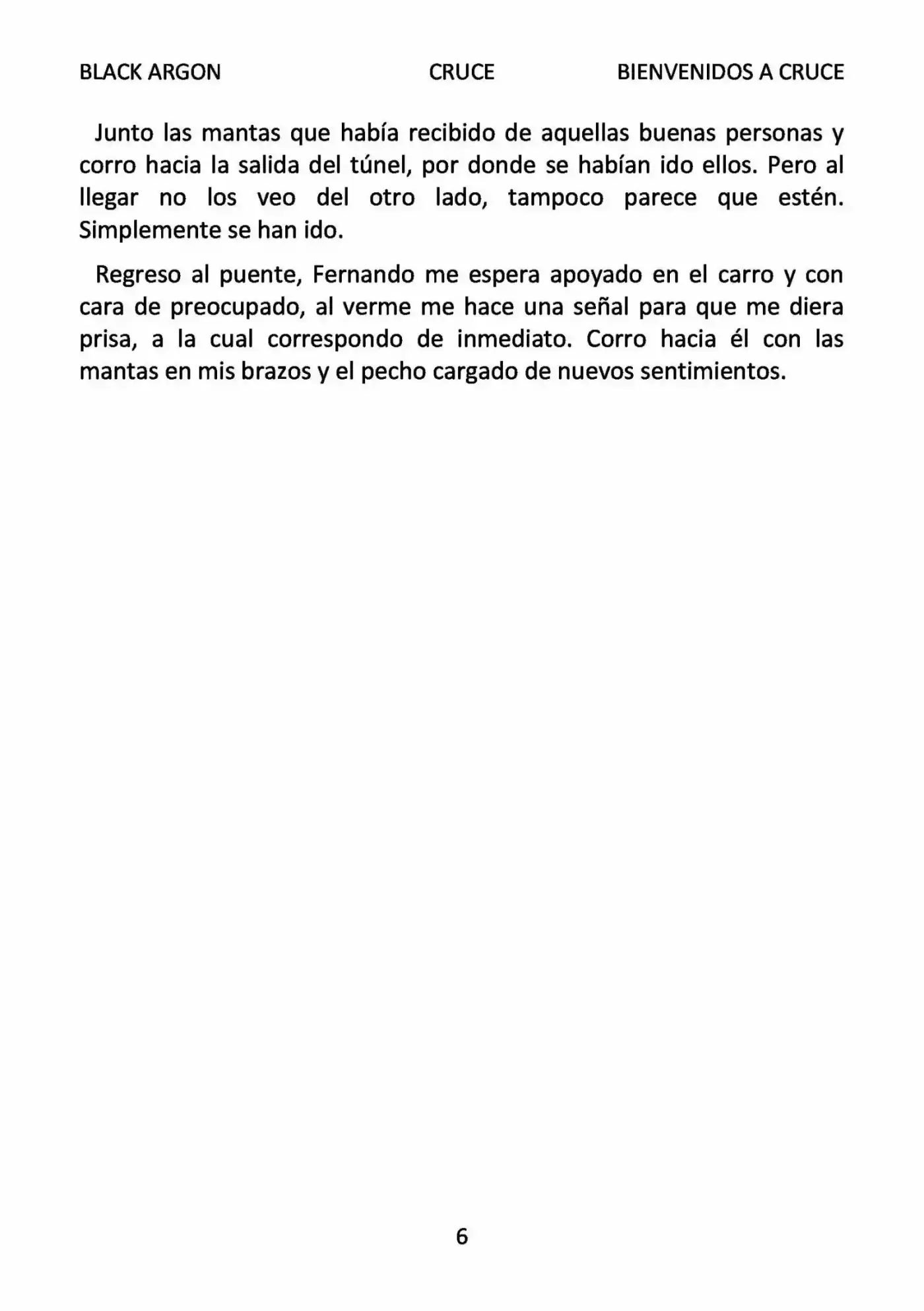 CRUCE (Novela) - Capítulo 1 - Página 6 - LectorTMOo