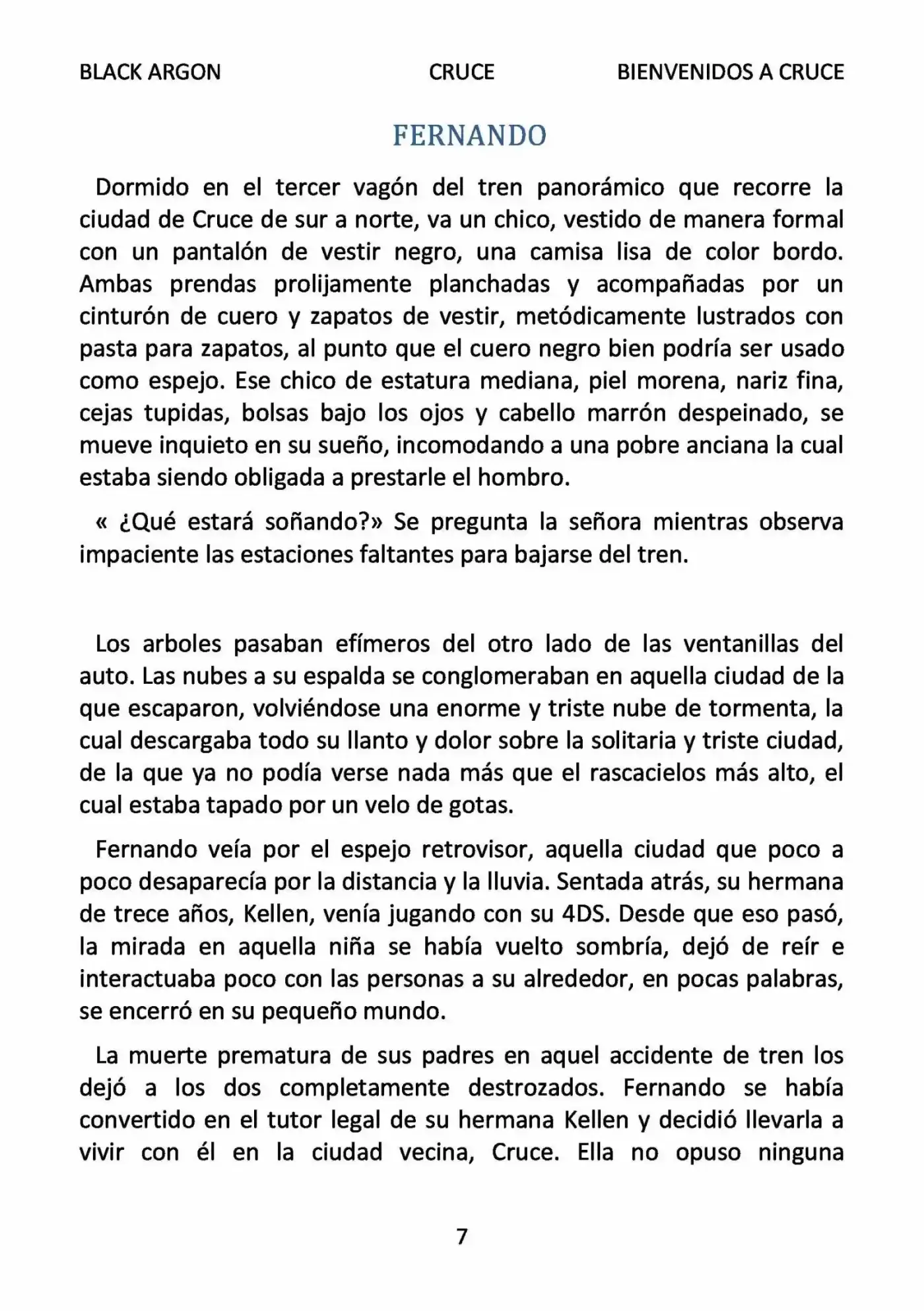 CRUCE (Novela) - Capítulo 1 - Página 7 - LectorTMOo