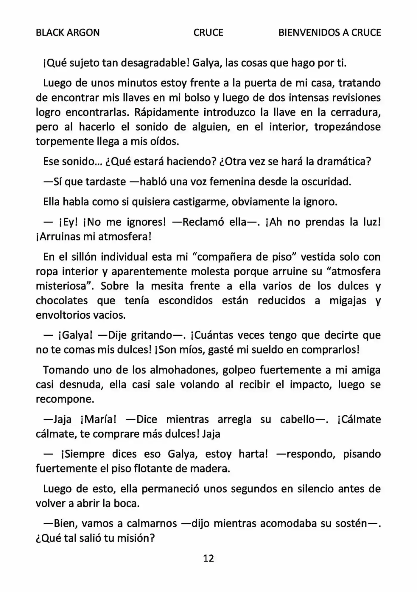 CRUCE (Novela) - Capítulo 1 - Página 12 - LectorTMOo