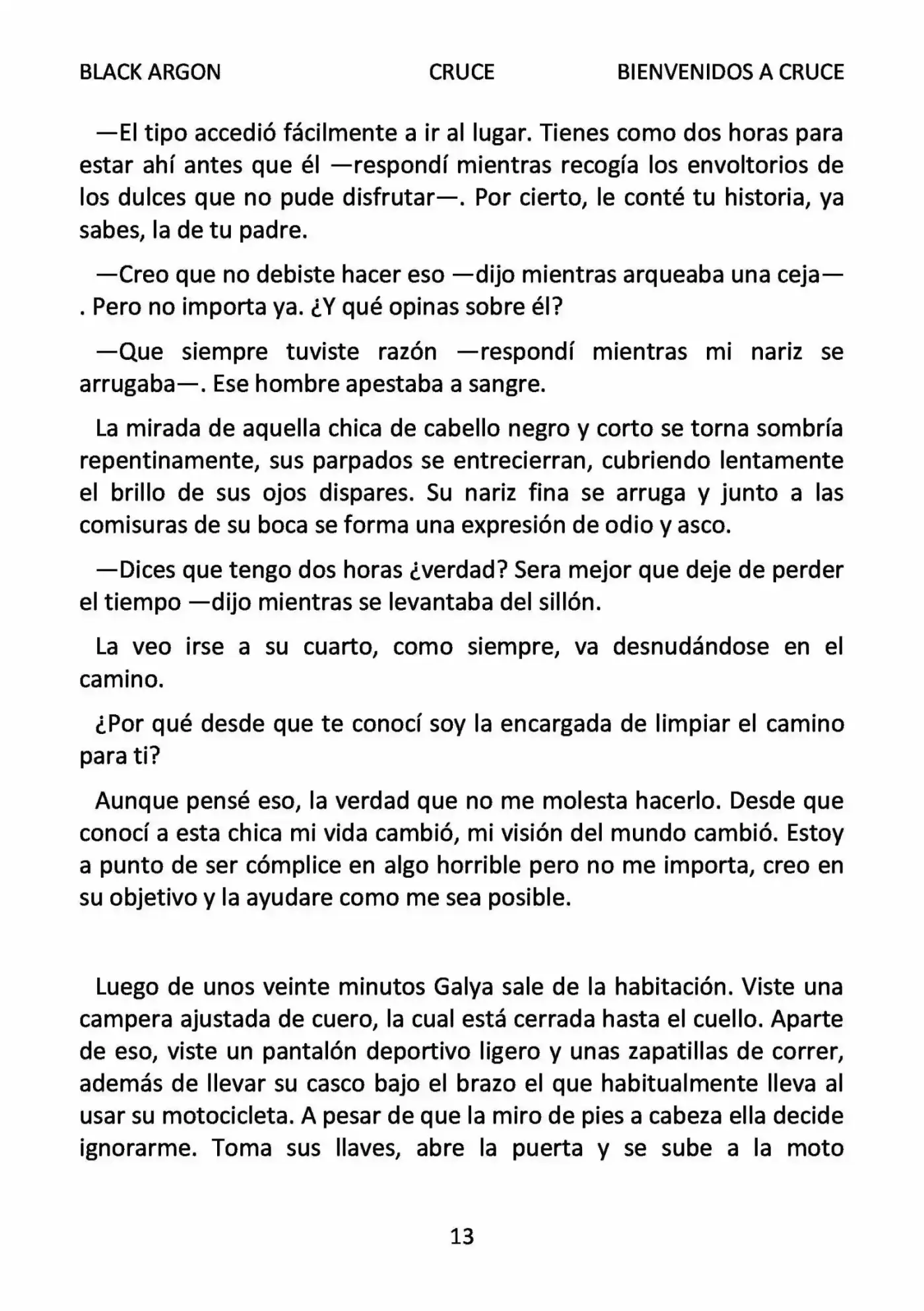 CRUCE (Novela) - Capítulo 1 - Página 13 - LectorTMOo