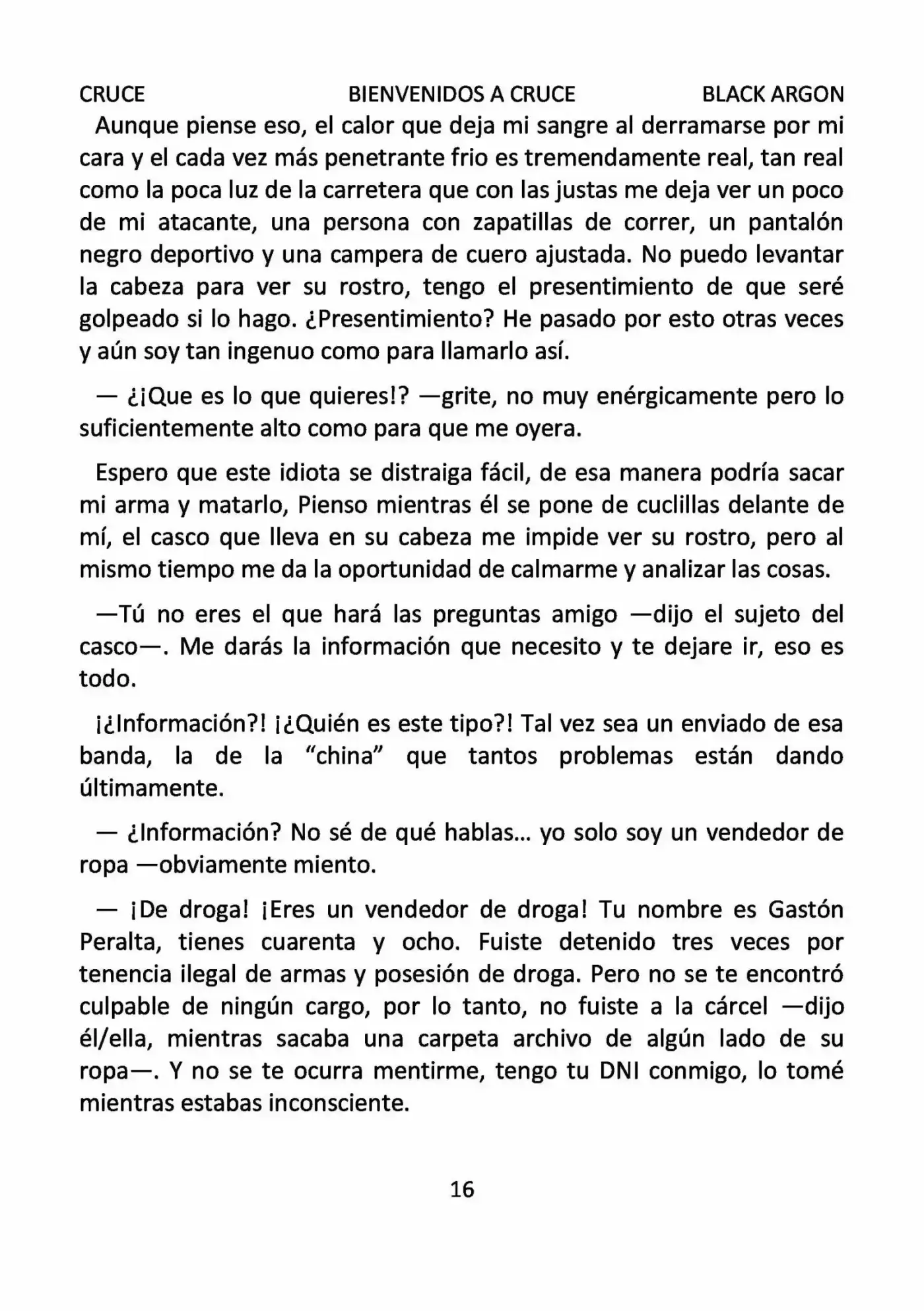 CRUCE (Novela) - Capítulo 1 - Página 16 - LectorTMOo