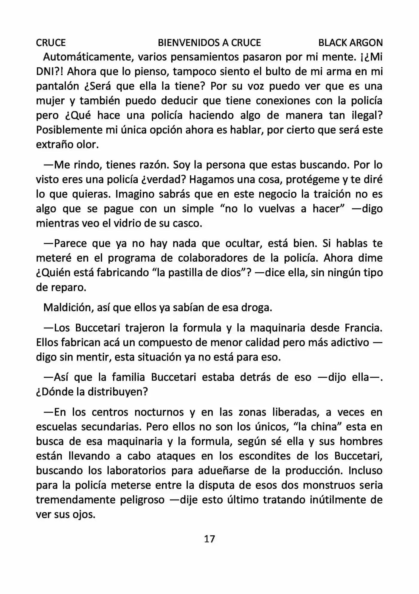 CRUCE (Novela) - Capítulo 1 - Página 17 - LectorTMOo