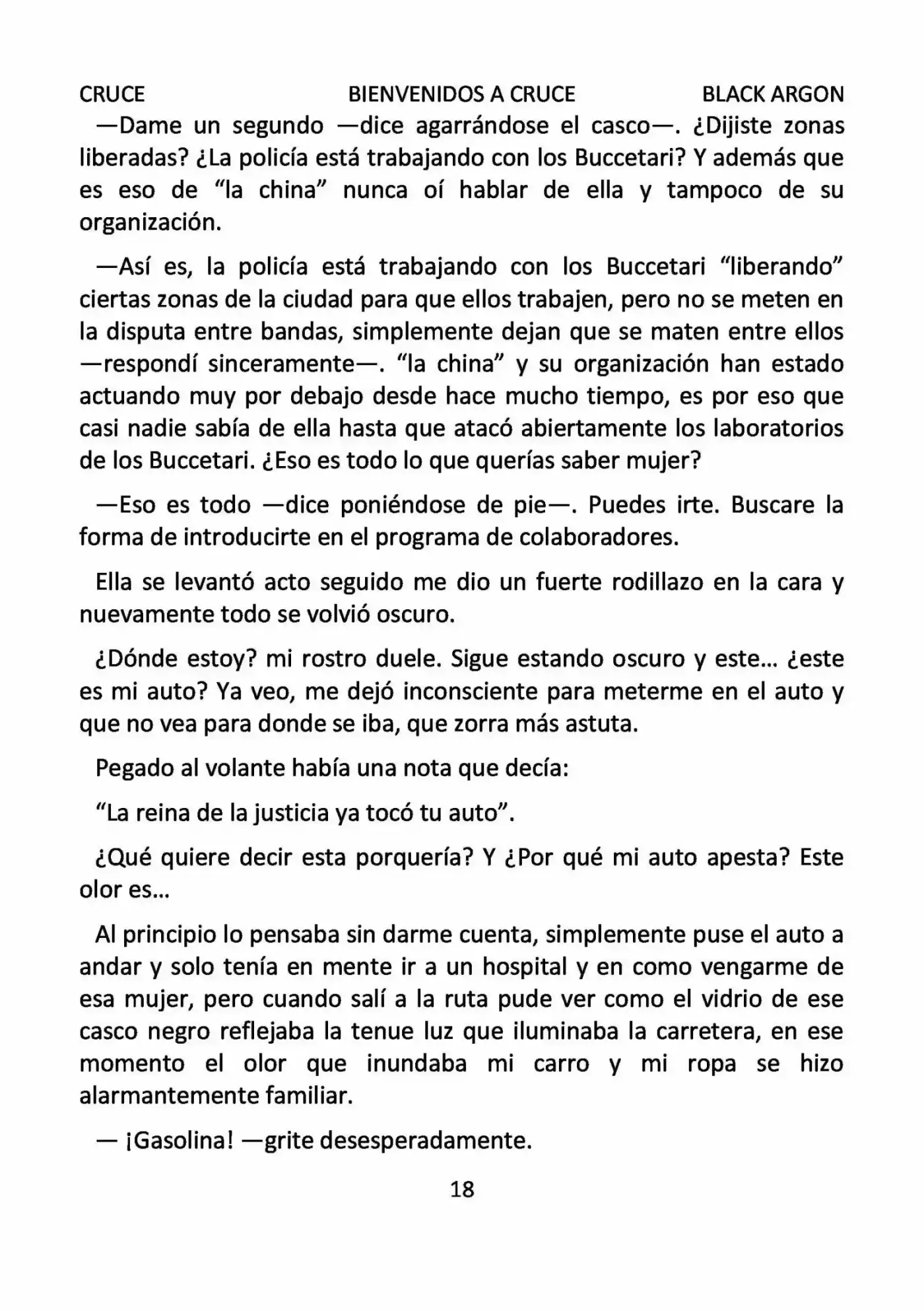 CRUCE (Novela) - Capítulo 1 - Página 18 - LectorTMOo