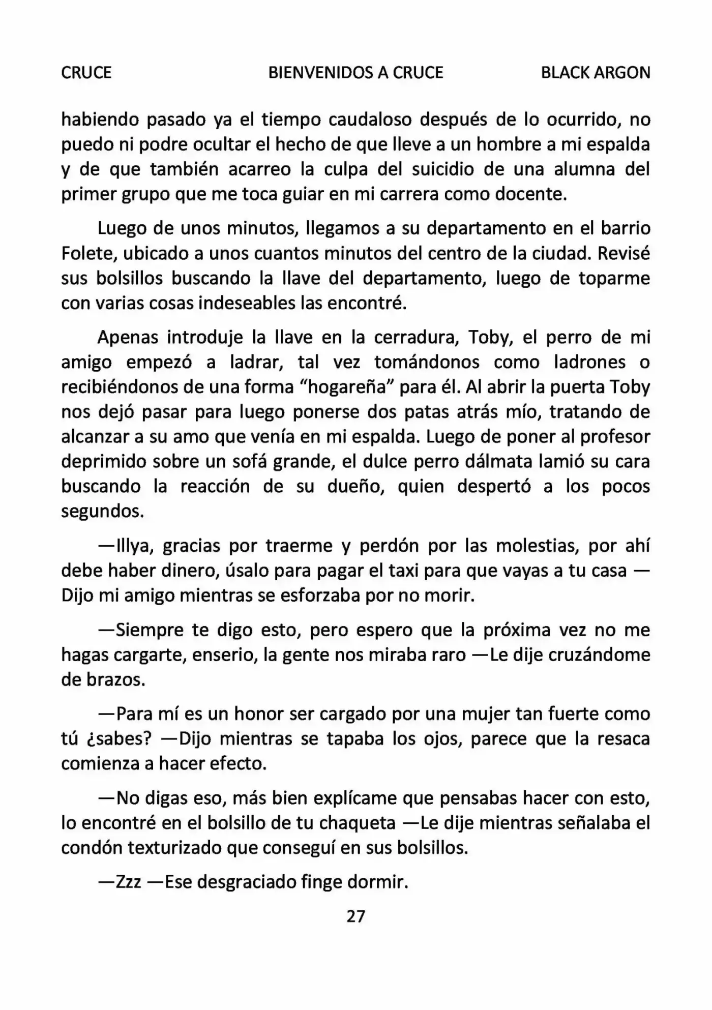 CRUCE (Novela) - Capítulo 2 - Página 8 - LectorTMOo