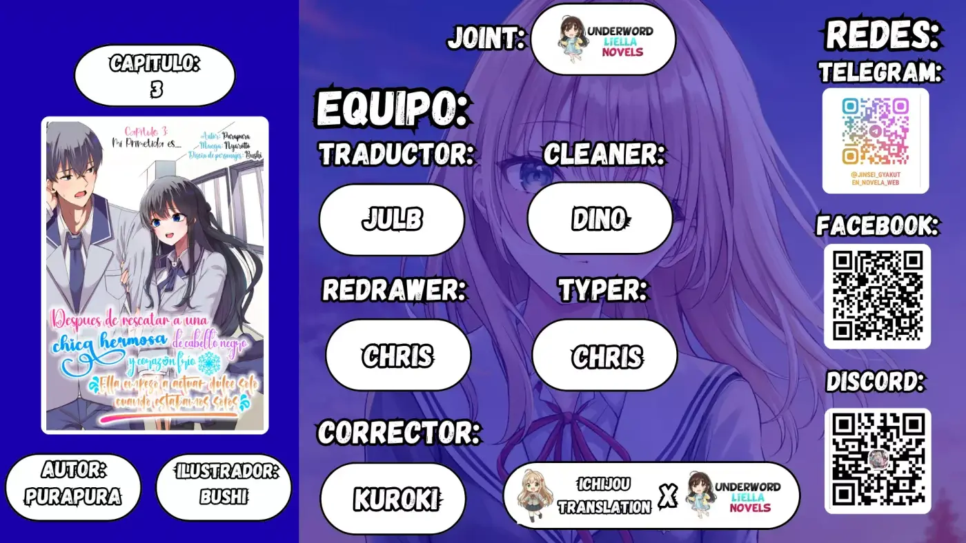Después De Salvar A Una Chica Hermosa, De Cabello Negro Y Corazón Frío, Ella Comenzó A Actuar Dulcemente Solo Cuando Estábamos Solos - Capítulo 3 - Página 1 - LectorTMOo