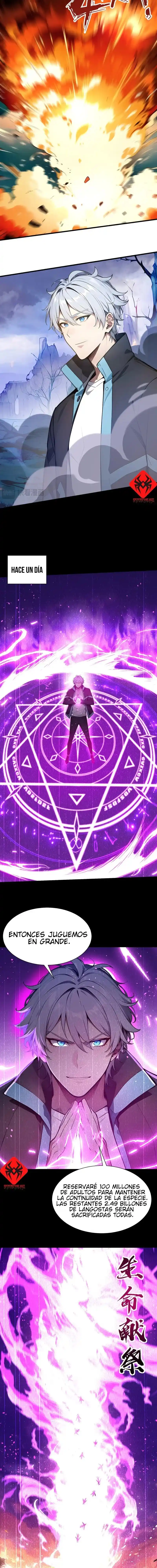 Dios De Las Personas: Sacrifico Cientos De Millones De Vidas Para Convertirme En Dios - Capítulo 2 - Página 3 - LectorTMOo