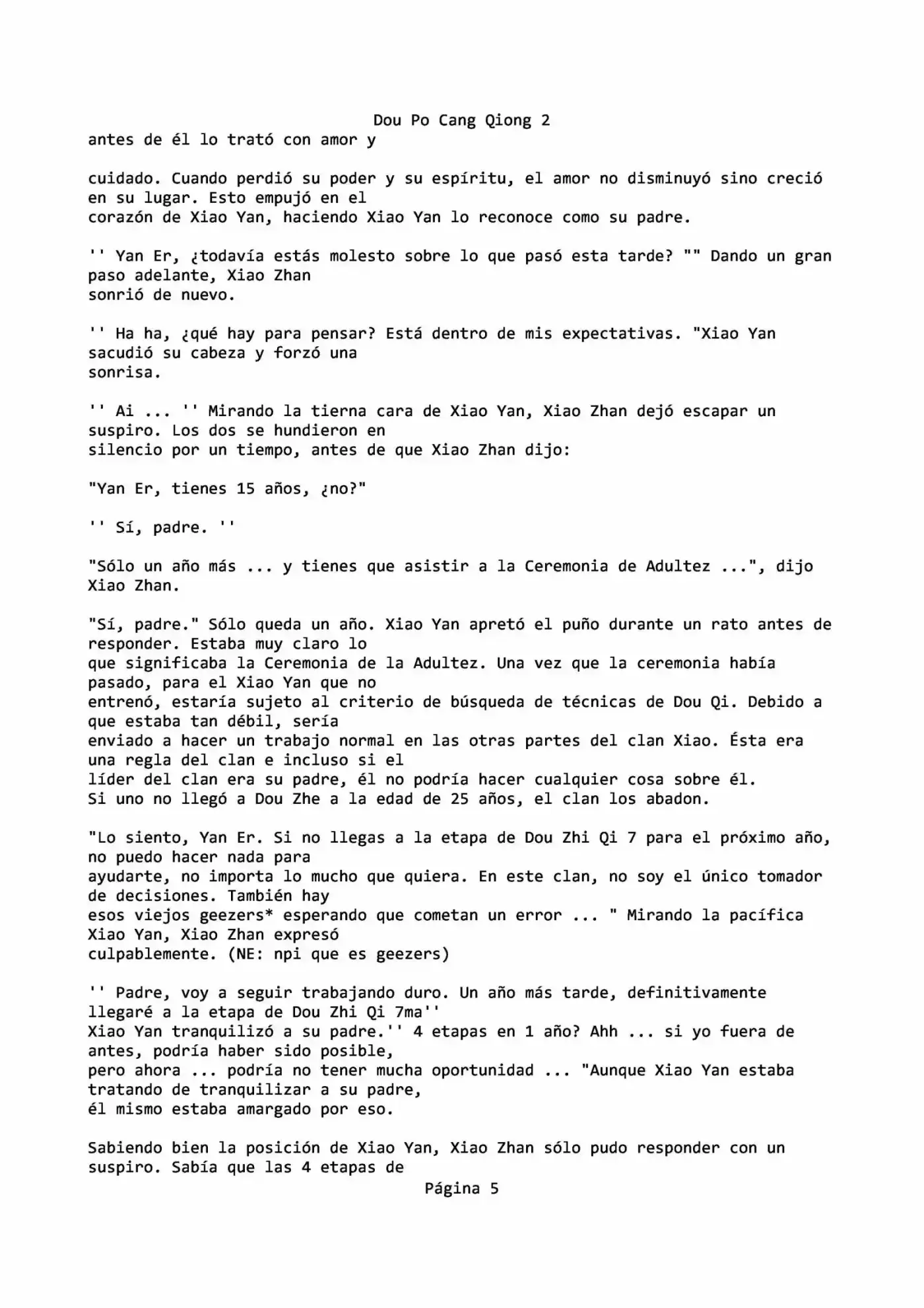 Dou Po Cang Qiong (Novela) - Capítulo 2 - Página 5 - LectorTMOo