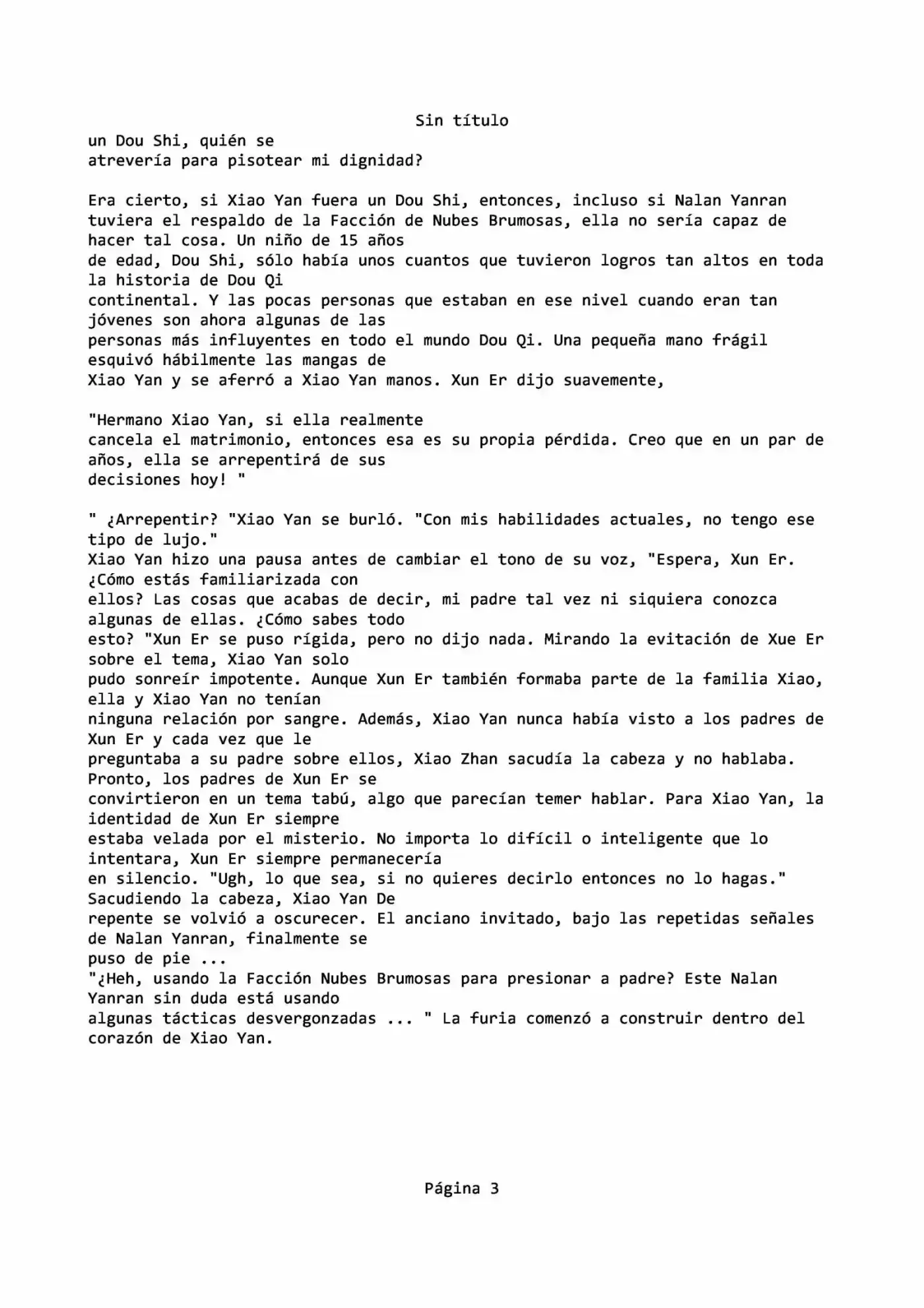 Dou Po Cang Qiong (Novela) - Capítulo 4 - Página 3 - LectorTMOo