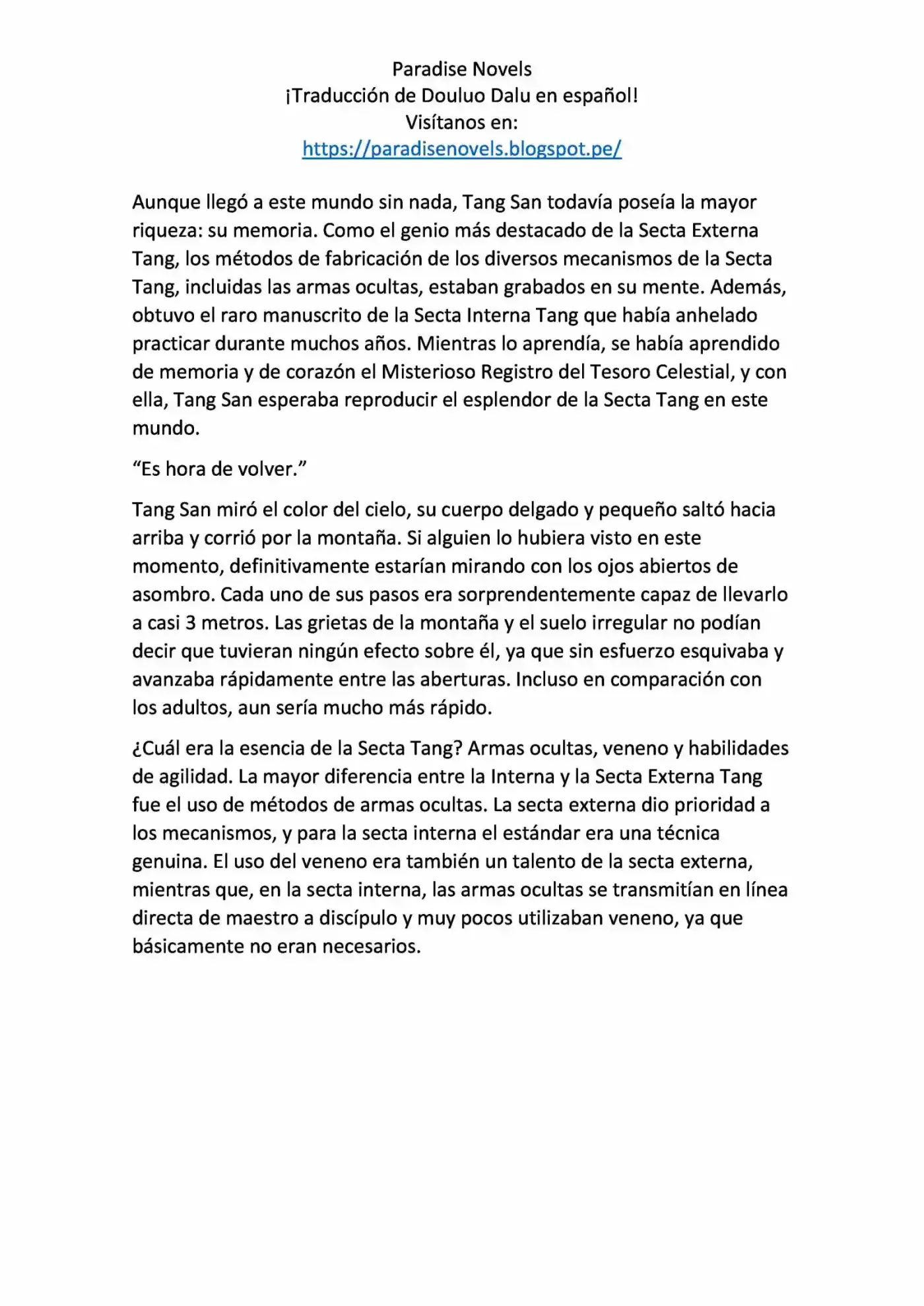 Doulou Dalu - Soul Land - Tierra Del Alma (Novela) - Capítulo 1.10 - Página 4 - LectorTMOo