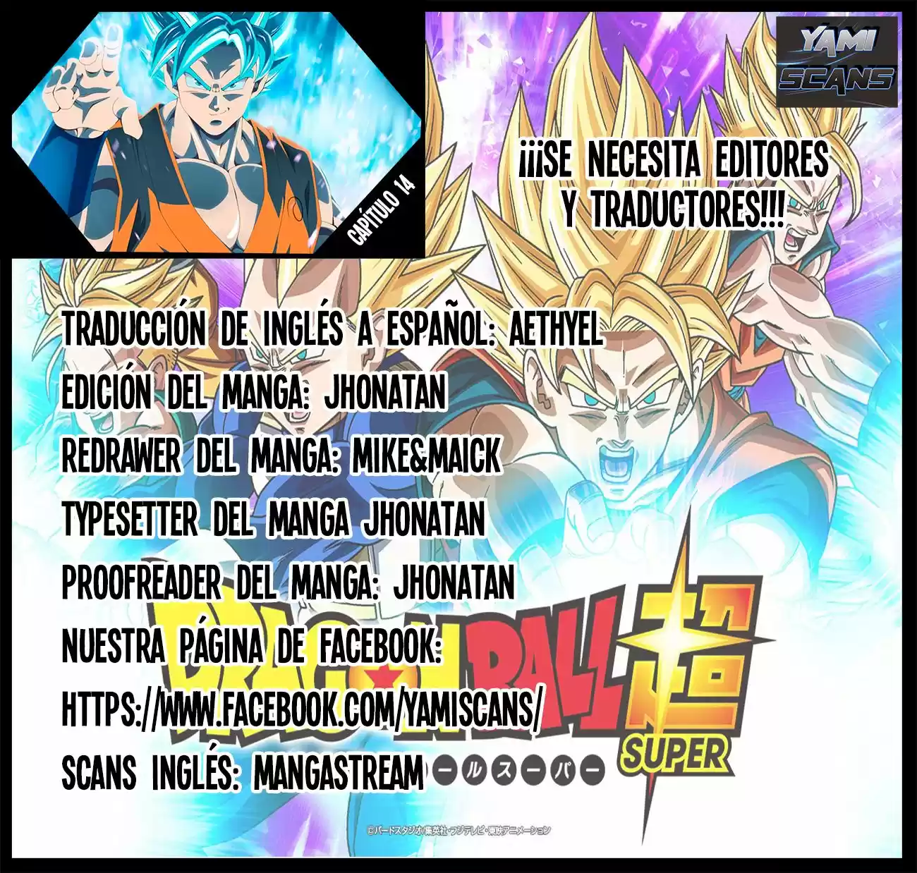 Dragon Ball Super - Capítulo 14 - Página 1 - LectorTMOo
