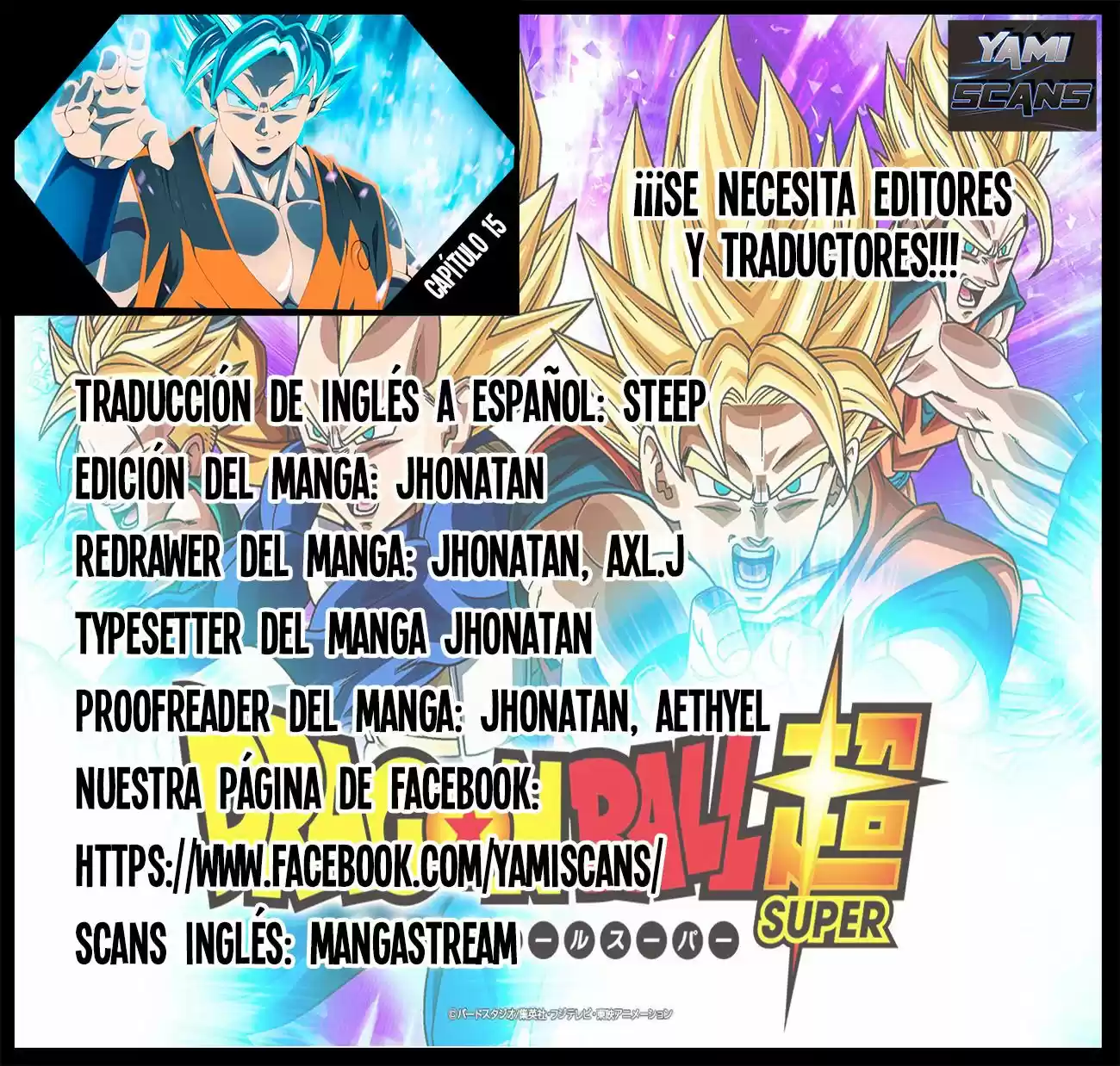 Dragon Ball Super - Capítulo 15 - Página 1 - LectorTMOo