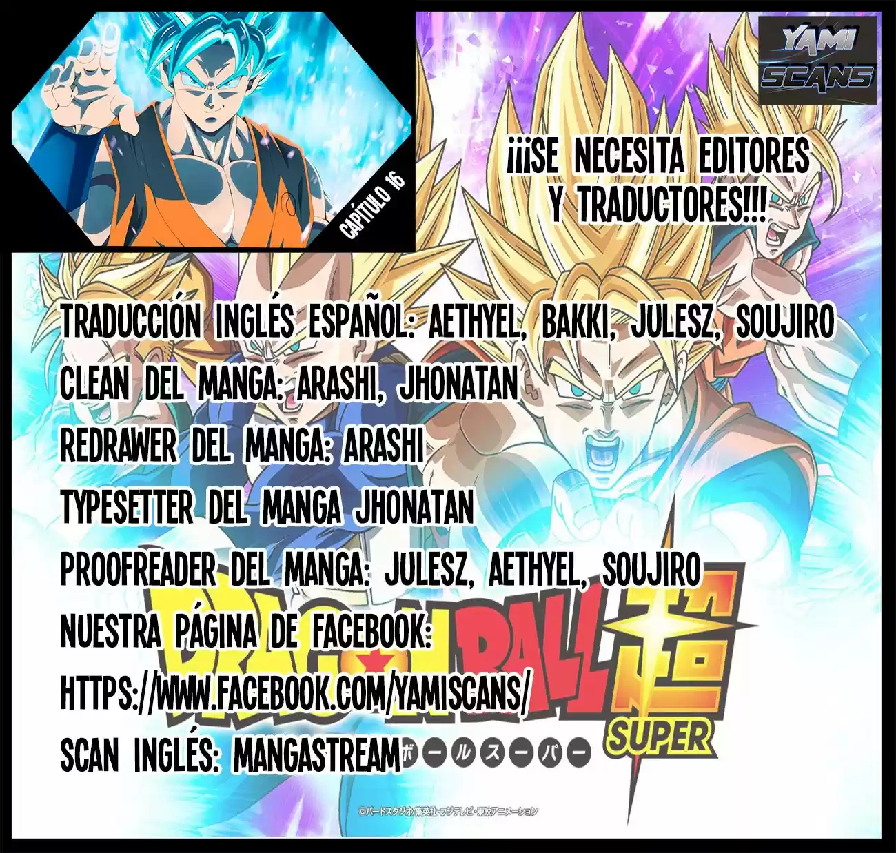 Dragon Ball Super - Capítulo 16 - Página 1 - LectorTMOo