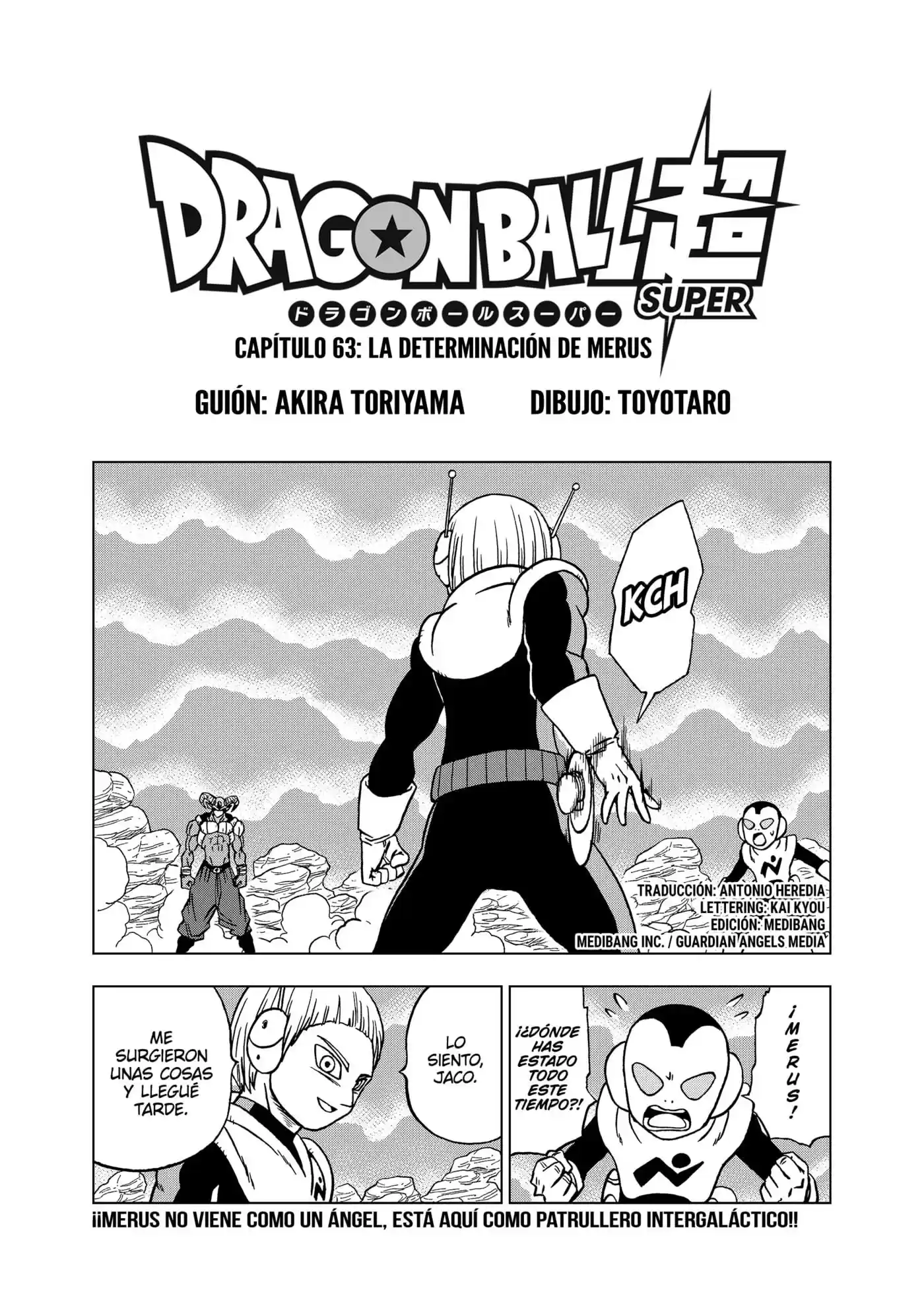Dragon Ball Super - Capítulo 63 - Página 1 - LectorTMOo