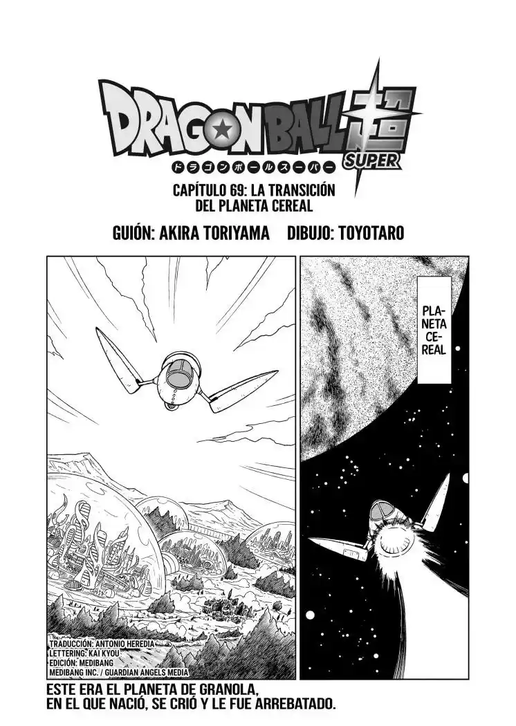 Dragon Ball Super - Capítulo 69 - Página 1 - LectorTMOo