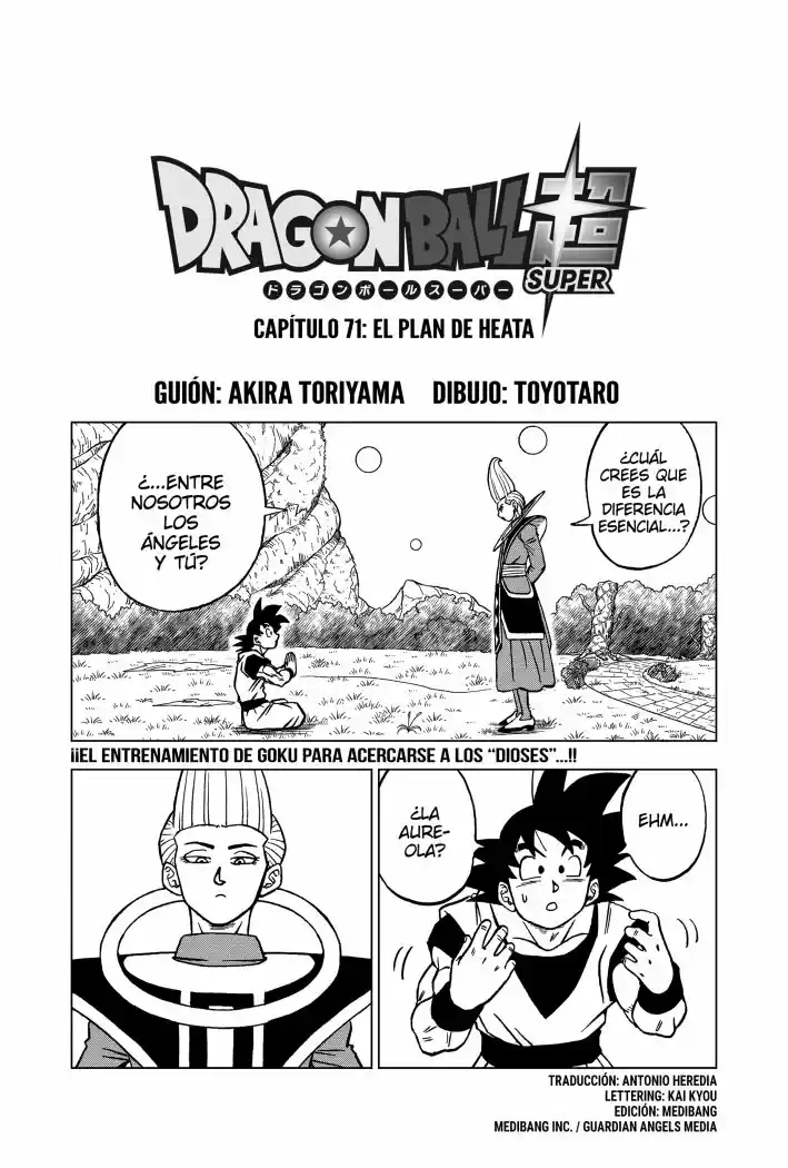 Dragon Ball Super - Capítulo 71 - Página 1 - LectorTMOo