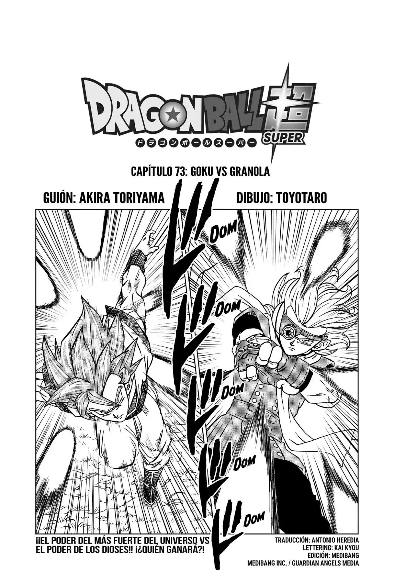 Dragon Ball Super - Capítulo 73 - Página 1 - LectorTMOo