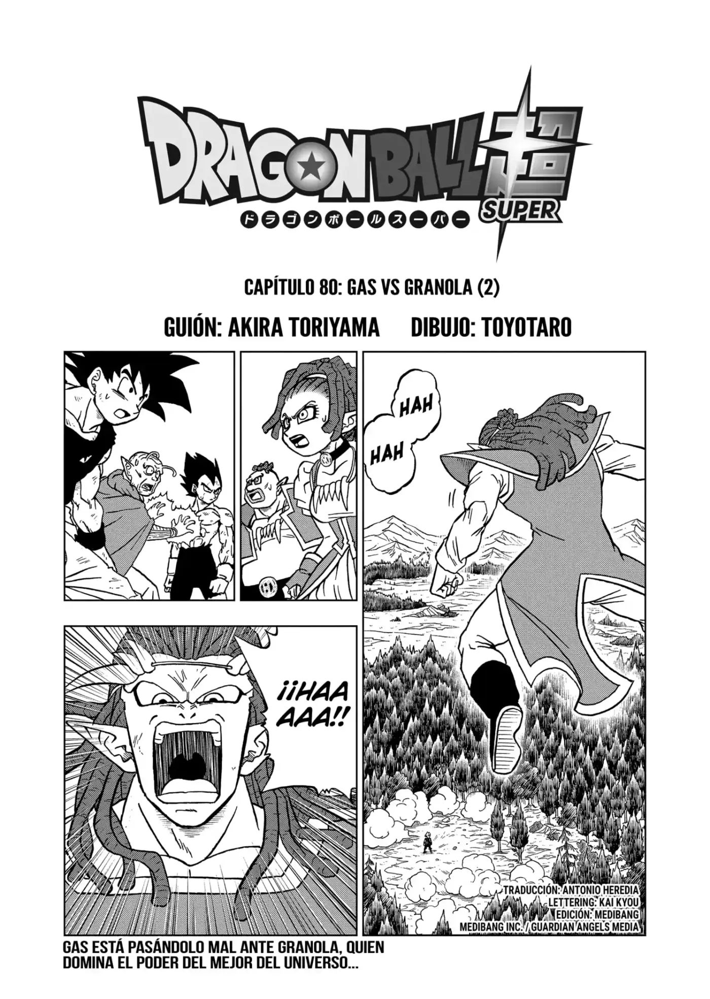 Dragon Ball Super - Capítulo 80 - Página 1 - LectorTMOo