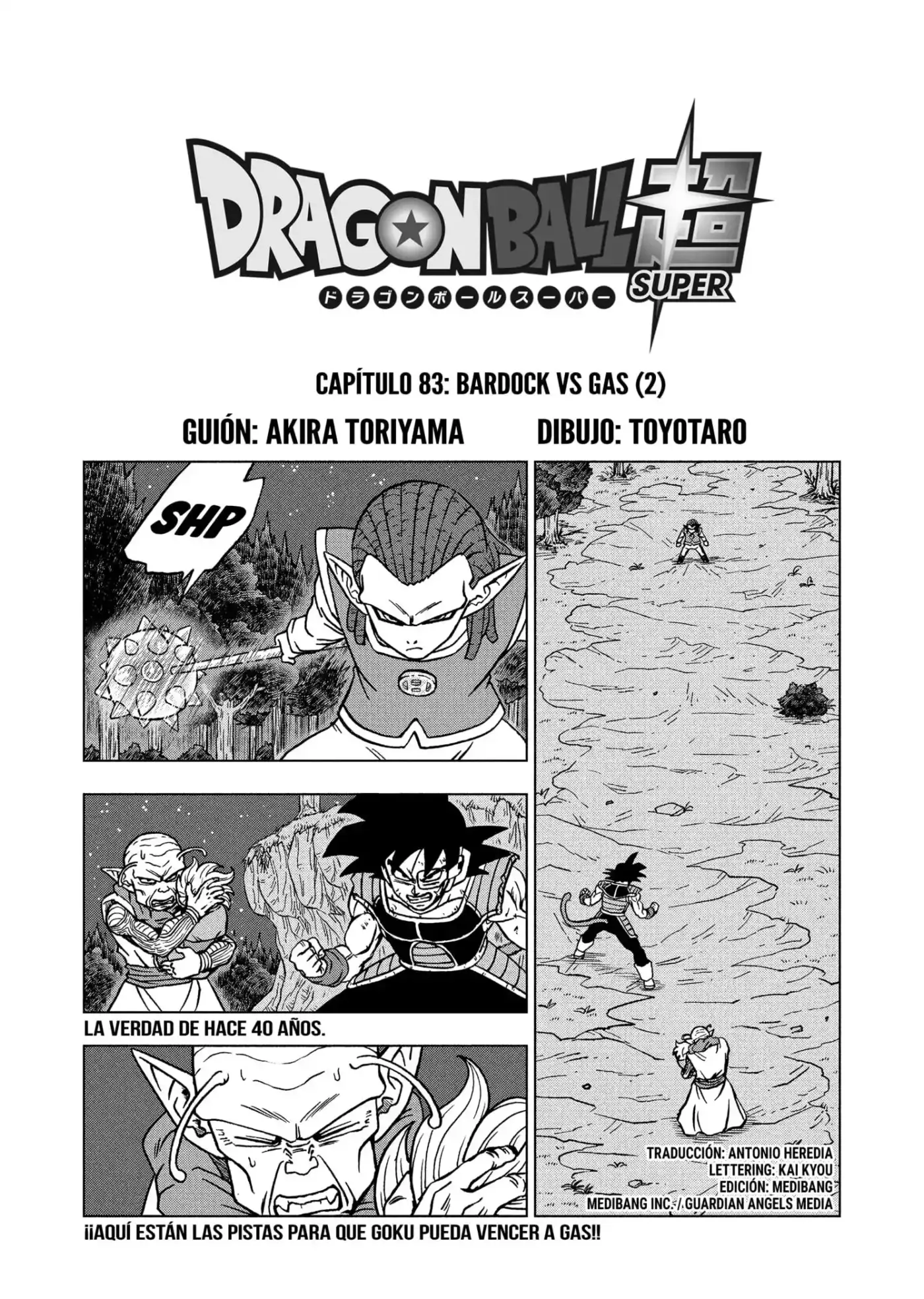 Dragon Ball Super - Capítulo 83 - Página 1 - LectorTMOo