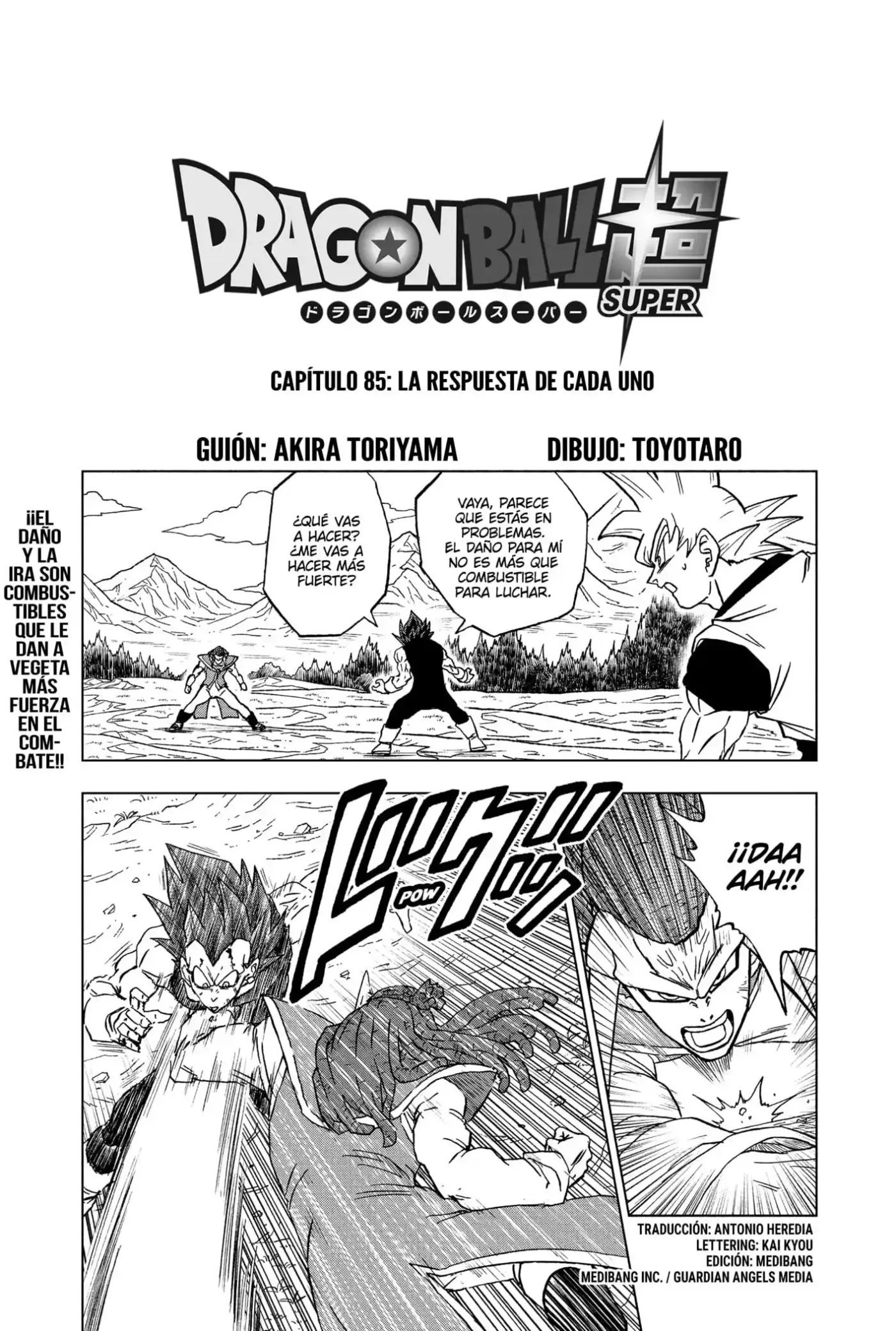 Dragon Ball Super - Capítulo 85 - Página 1 - LectorTMOo