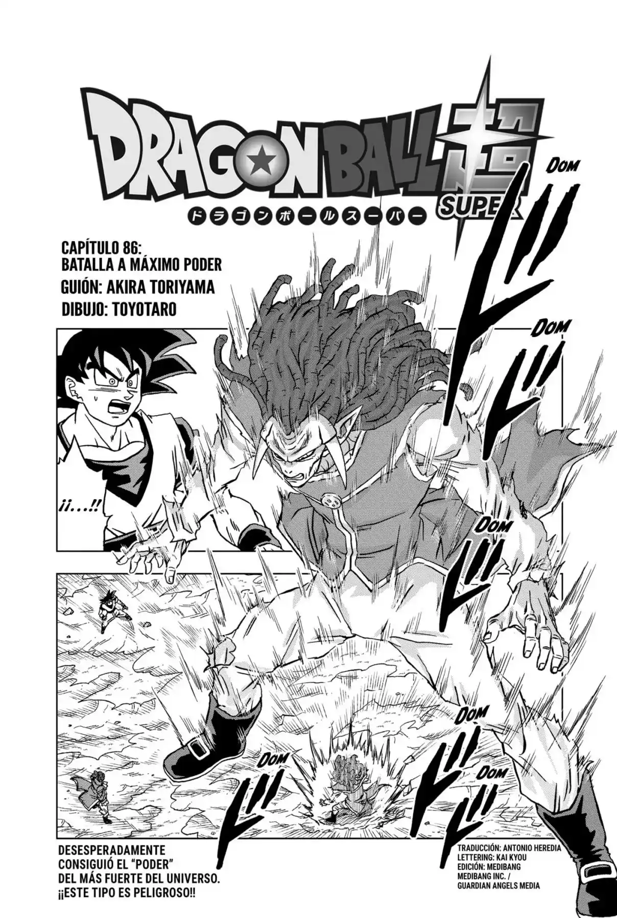 Dragon Ball Super - Capítulo 86 - Página 1 - LectorTMOo