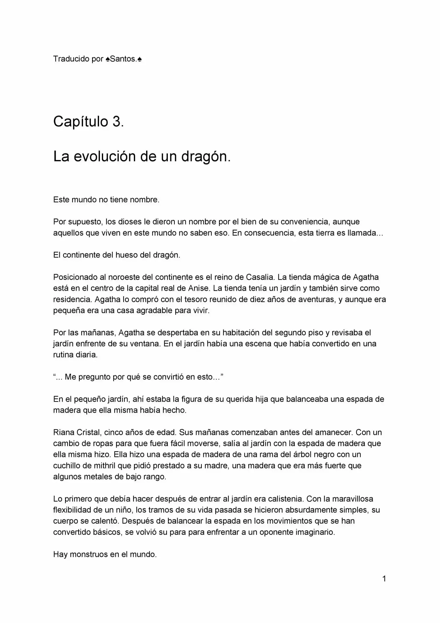 Dragon´s Bloodline (Novela) - Capítulo 3 - Página 1 - LectorTMOo