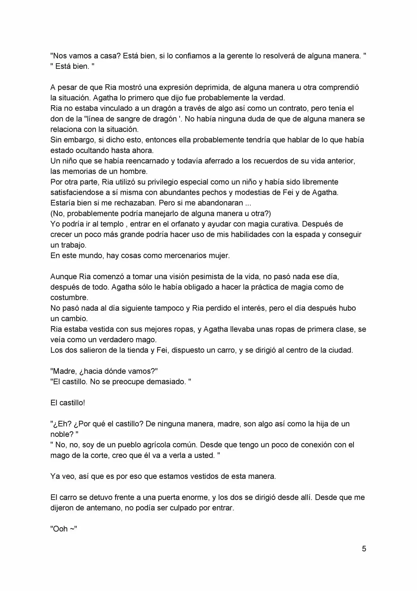Dragon´s Bloodline (Novela) - Capítulo 3 - Página 5 - LectorTMOo