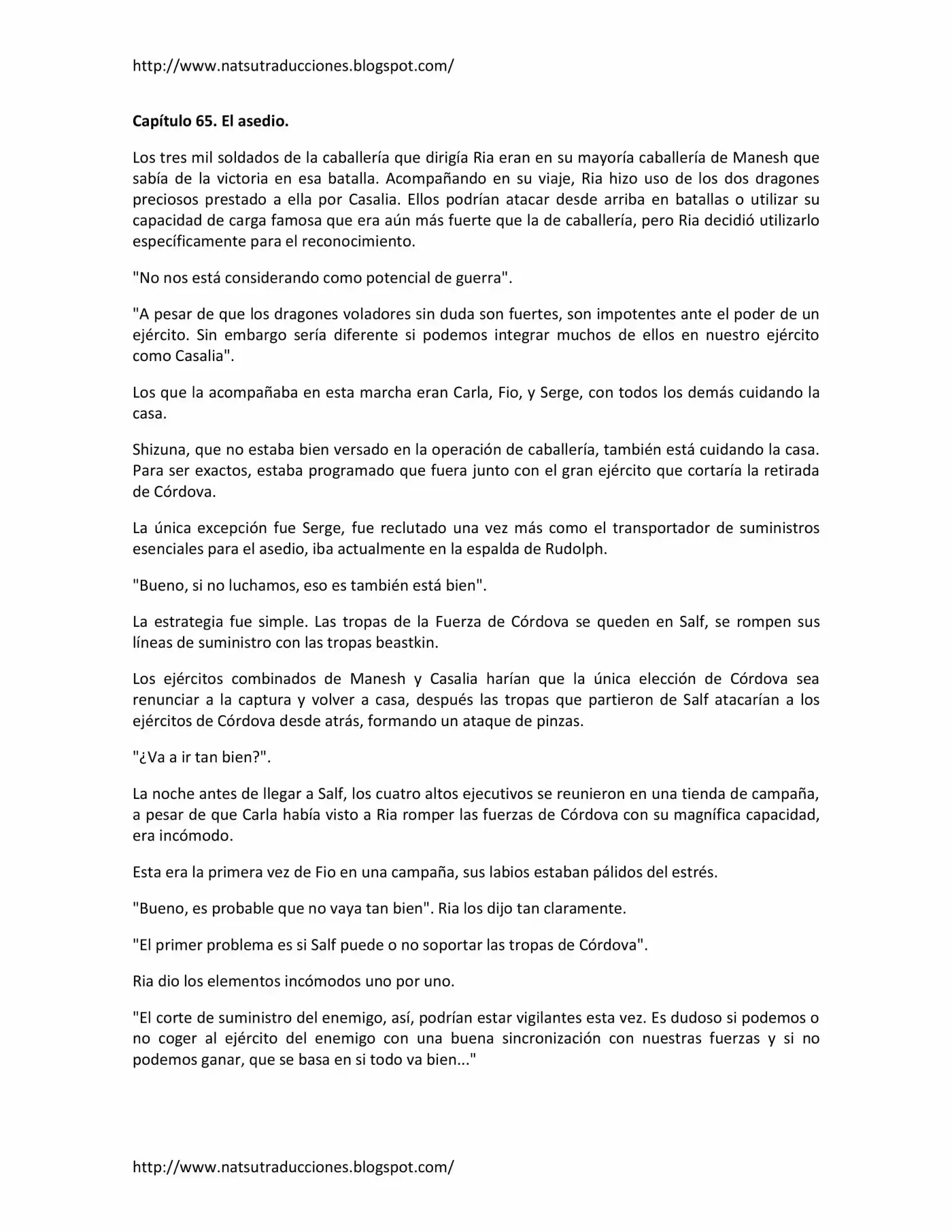 Dragon´s Bloodline (Novela) - Capítulo 65 - Página 1 - LectorTMOo