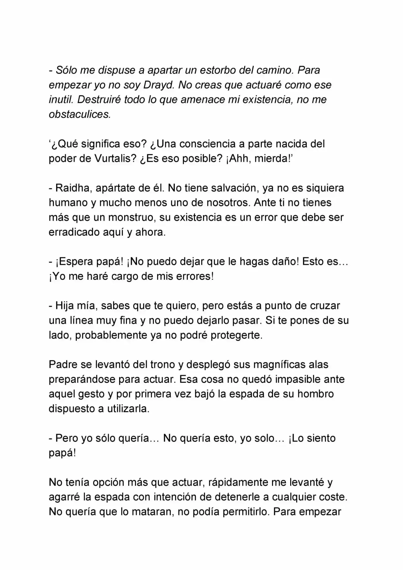 Drayd (Novela) - Capítulo 3 - Página 6 - LectorTMOo